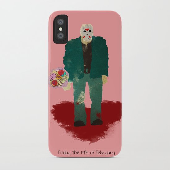 Friday the 14th of February (Monsters in Love) iPhone Case