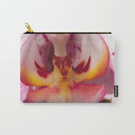 Pink Orchid in a Close Up Carry-All Pouch