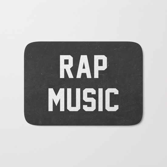 Rap Music Bath Mat
