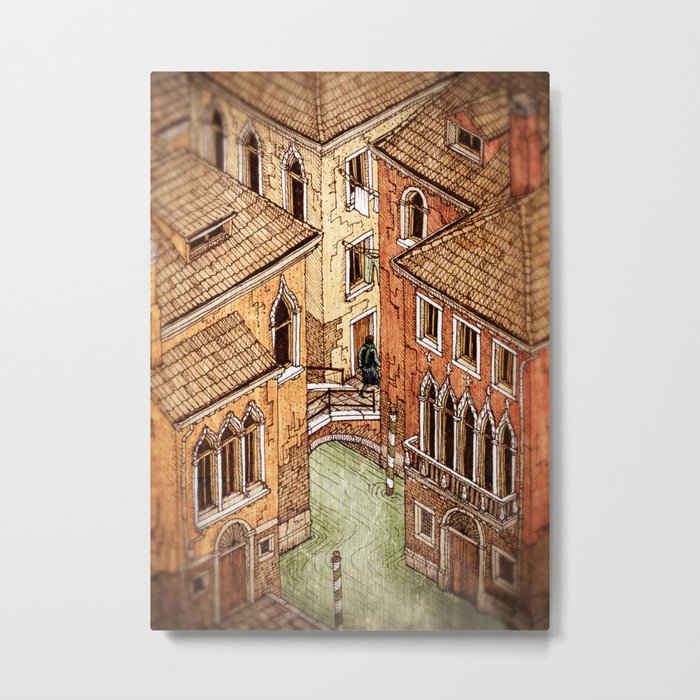 One day in Venice Metal Print