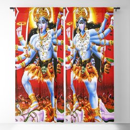 Hindu Kali 15 Blackout Curtain