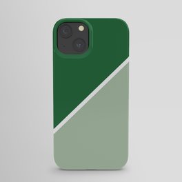 Forest Green and Sage Abstract iPhone Case