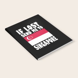 Singapore Flag Saying Notebook