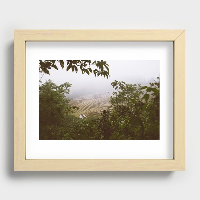 Rice Fields of Ha Giang - Vietnam Recessed Framed Print