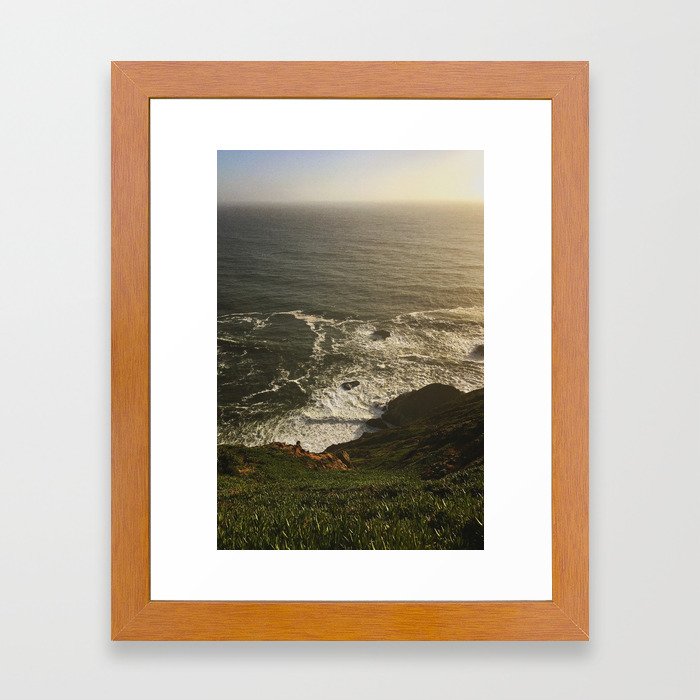 northern california sunset Framed Art Print