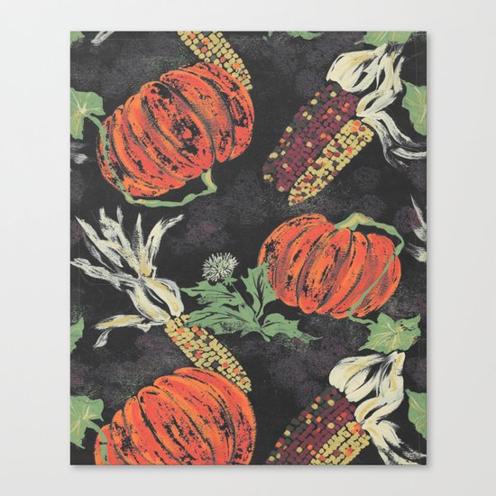 pumpkin patch nite Canvas Print