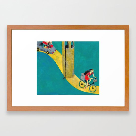 Rapunzel Become Emancipated Framed Art Print By Anapez Society6