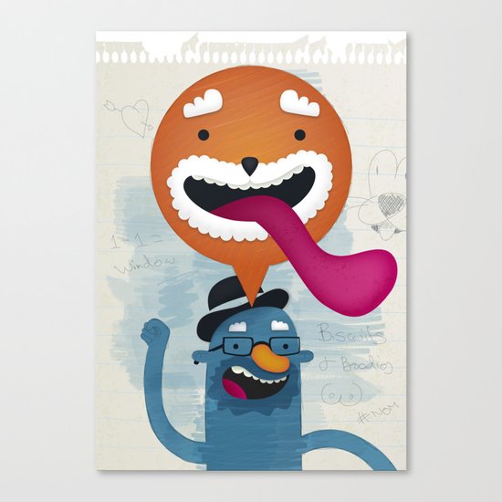 Biscuits & Boobies No. 1 Canvas Print