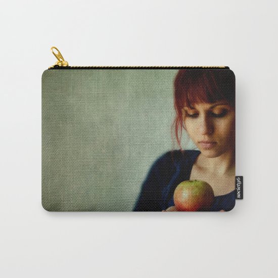 the girl with the apple Carry-All Pouch