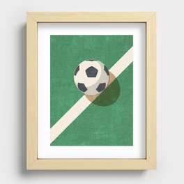 BALLS / Football Recessed Framed Print