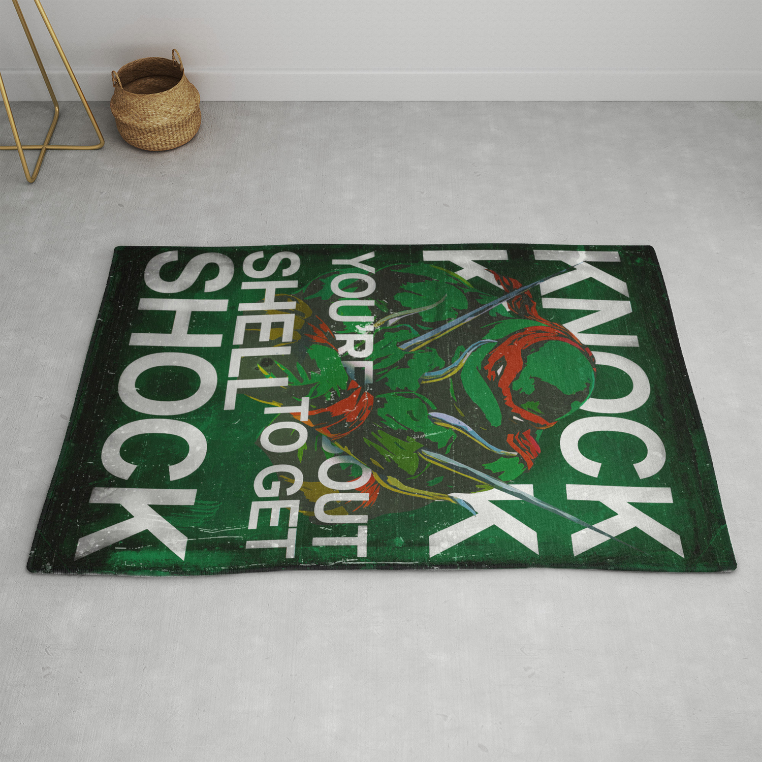 Raphael Ninja Turtle Rug By Syanart Society6 Raphael Ninja Turtle Rug By Syanart