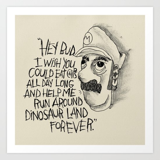 ME TOO, MARIO Art Print