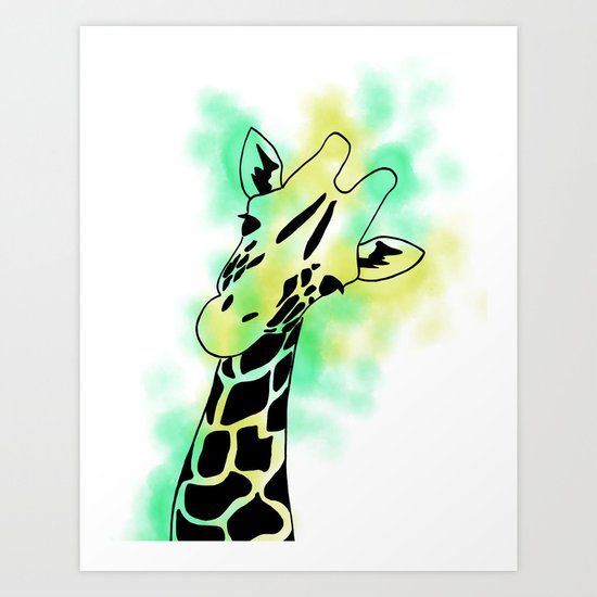 Giraffe Art Print