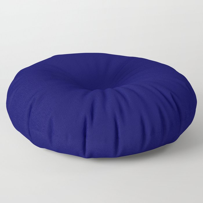 Simply Plain Marine Blue - Mix and Match with Simplicity of Life Floor Pillow