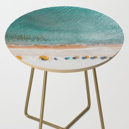 Sandy Beach Umbrellas Side Table