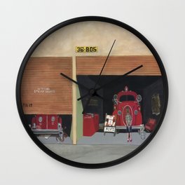 The Old Firehouse Wall Clock