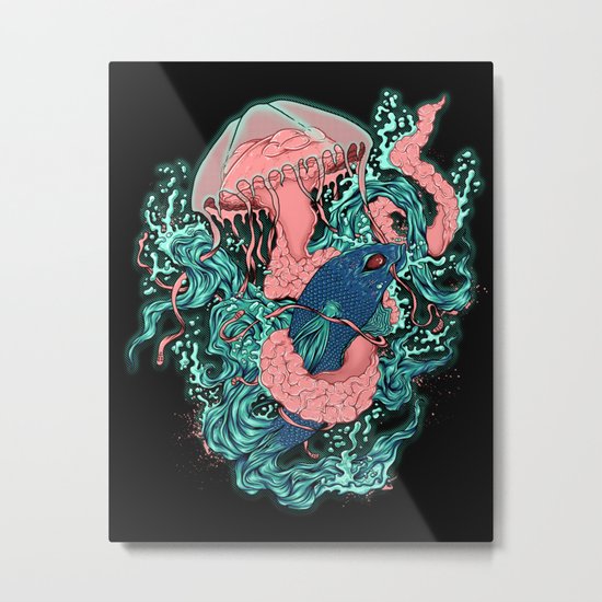 Jelly vs. Beta Metal Print