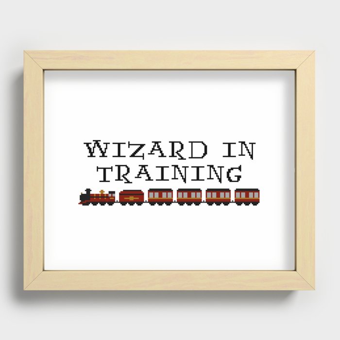 Training Time Recessed Framed Print