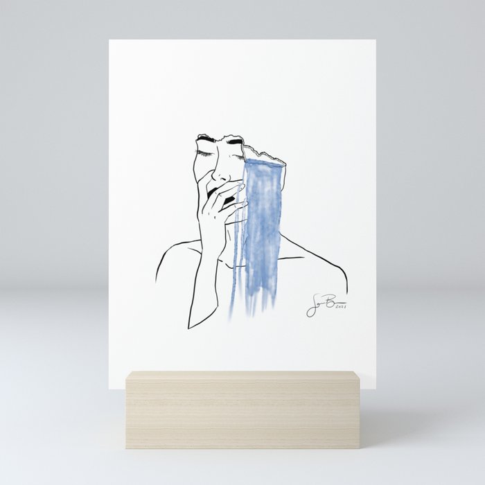 Broken Waterfall Mini Art Print