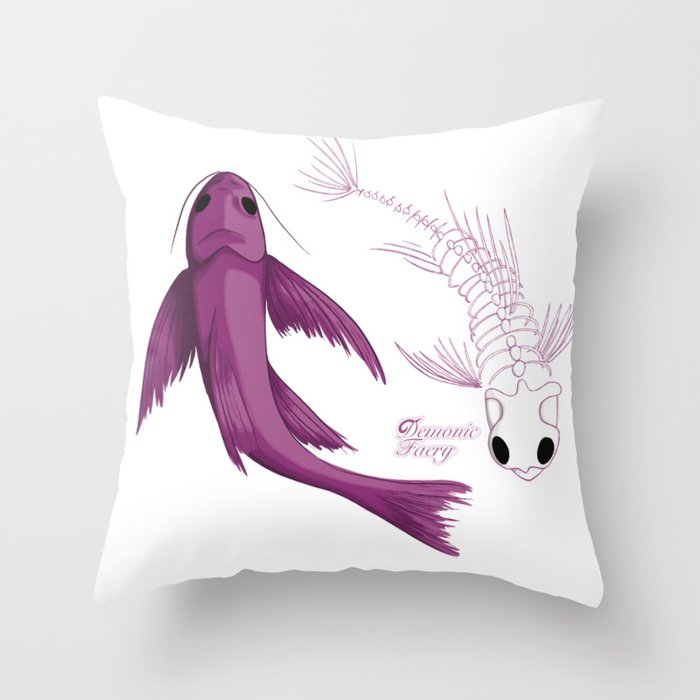 Pink yin sales yang pillow
