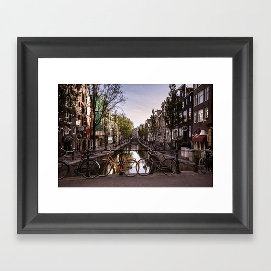 Early Morning, Amsterdam Framed Art Print