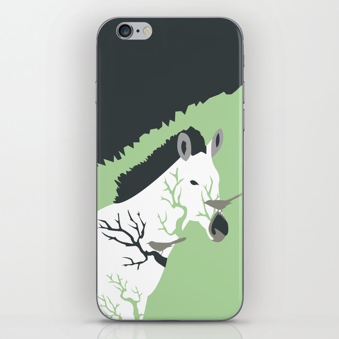 Zebra in the Woods iPhone Skin