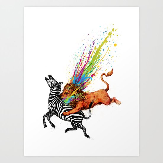 Kill Monotony Art Print
