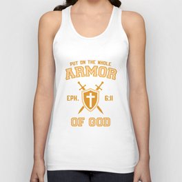 Put on the Whole Armor of God Unisex Tank Top