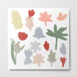 Lovely Flowers Metal Print | Invitation, Elegance, Tile, Painting, Creativity, Doodle, Flirting, Ideas, Greenery, Textile 
