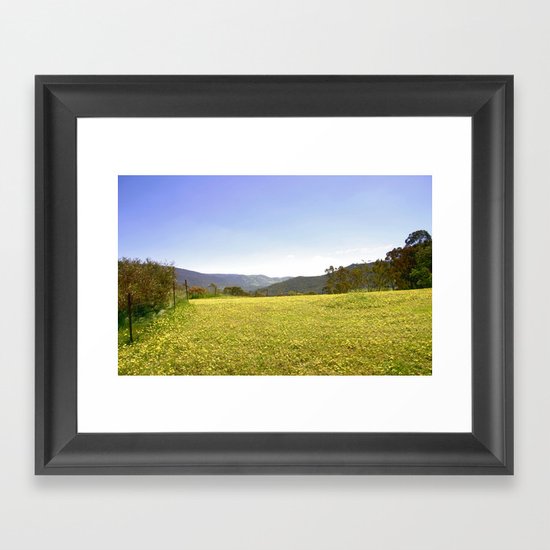 Wild Daises Framed Art Print