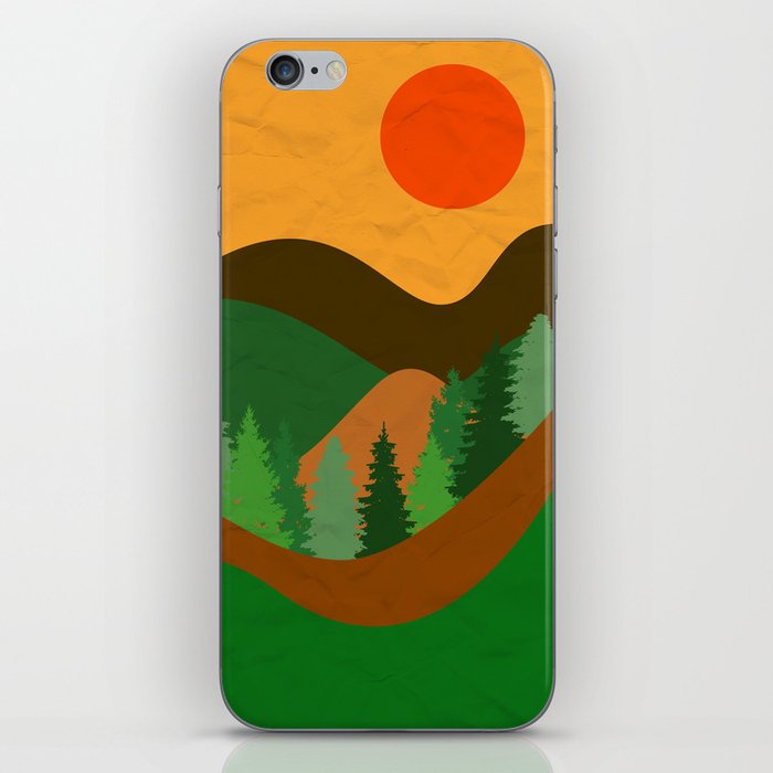 The Mountains and The Pine Trees iPhone Skin