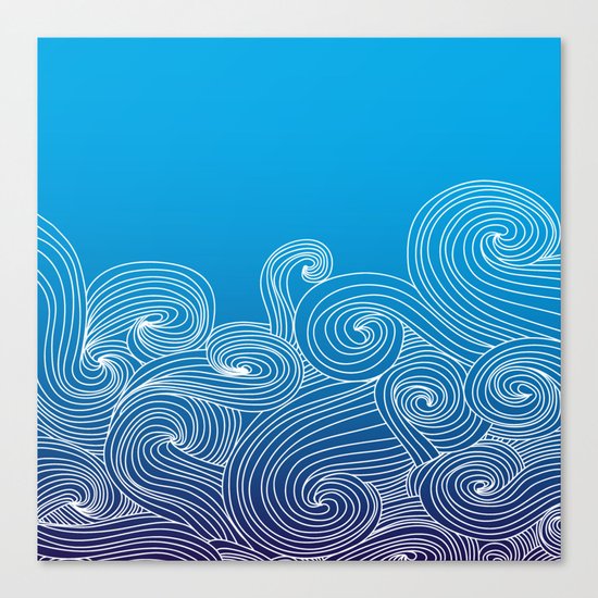 Ocean Waves Canvas Print