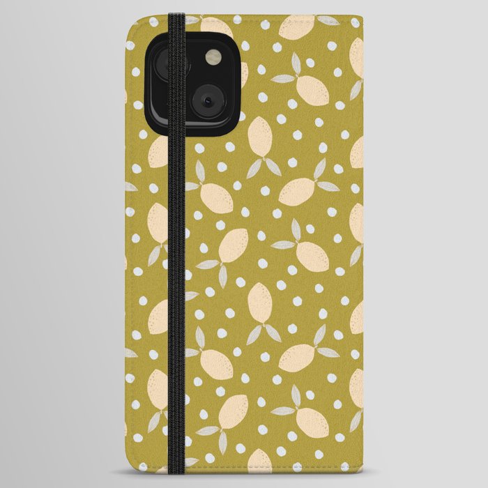 Lemons and Spots iPhone Wallet Case