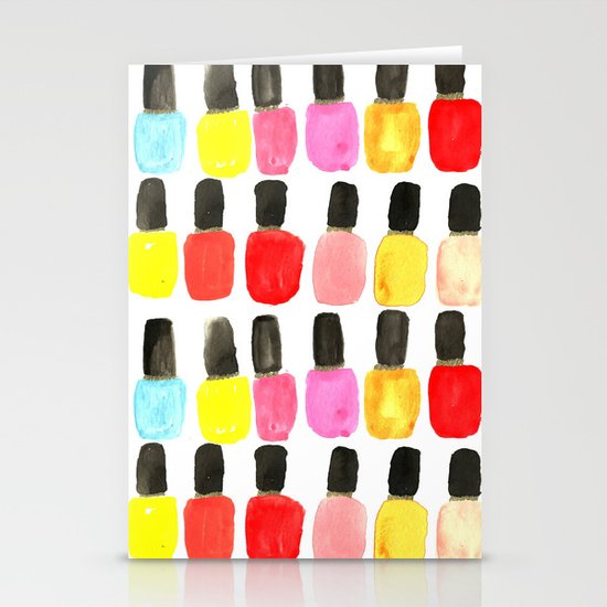 Nail Polish Stationery Cards