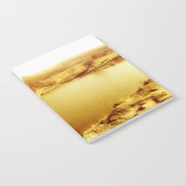 Lakescape of gold Notebook
