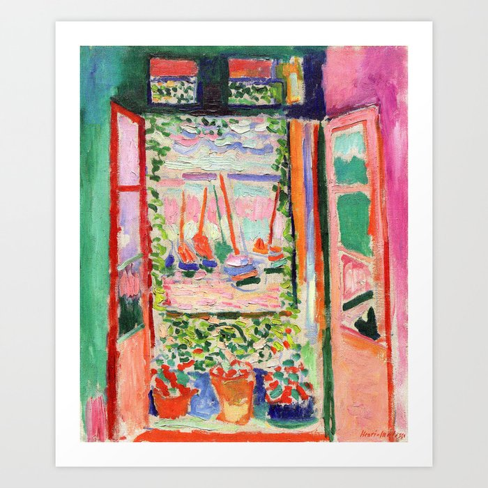 Henri Matisse The Open Window Art Print