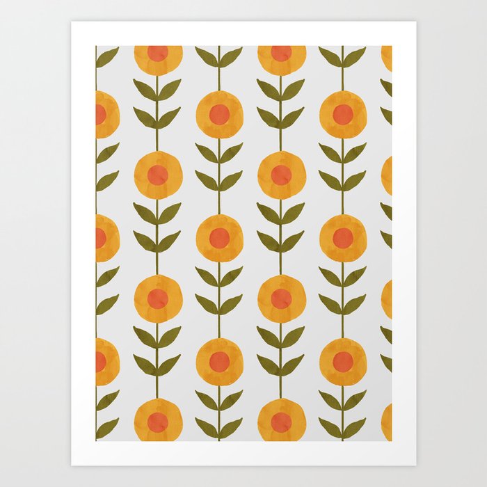 Fresh Yellow Spring Flowers Art Print