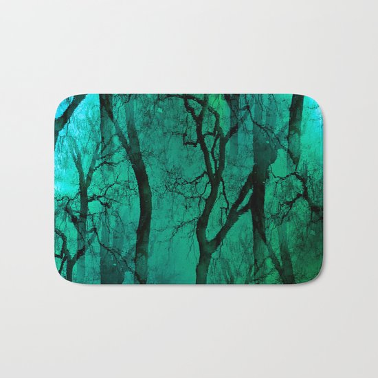 Glamour Trees (green) Bath Mat