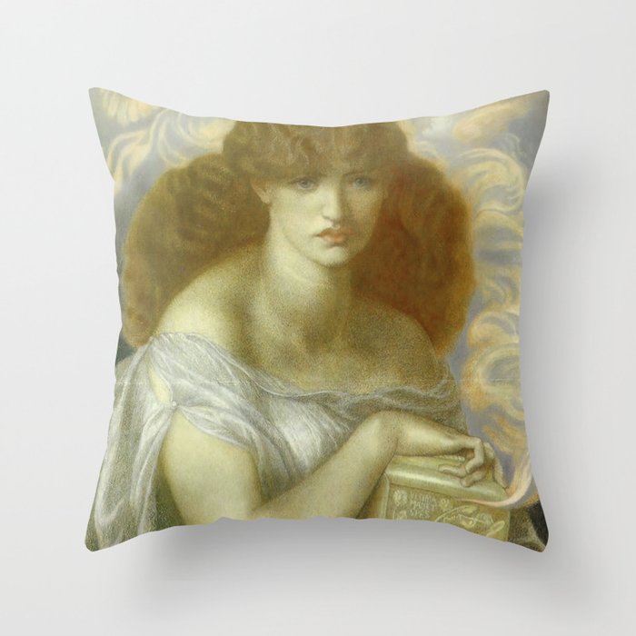  Pandora - Dante Gabriel Rossetti Throw Pillow