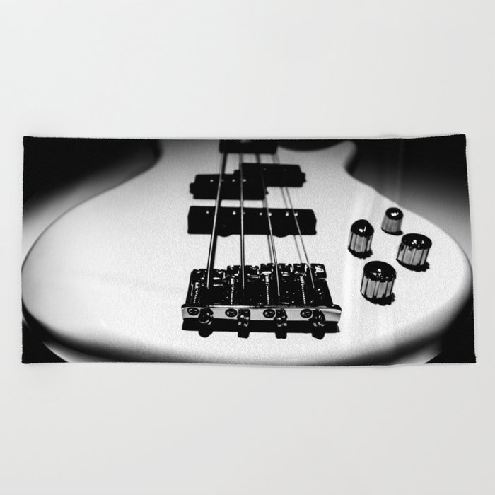 Bass Lines Beach Towel