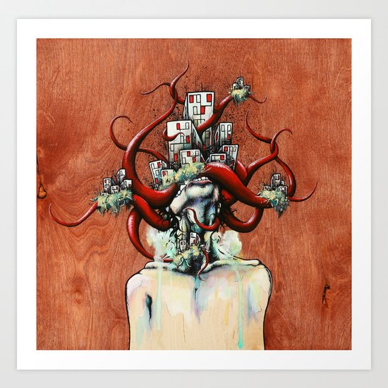 Perspective Metamorphosis 1 Art Print