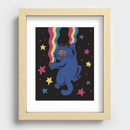Rainbow Claws Recessed Framed Print