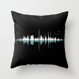 Music City ( Black version ) Throw Pillow