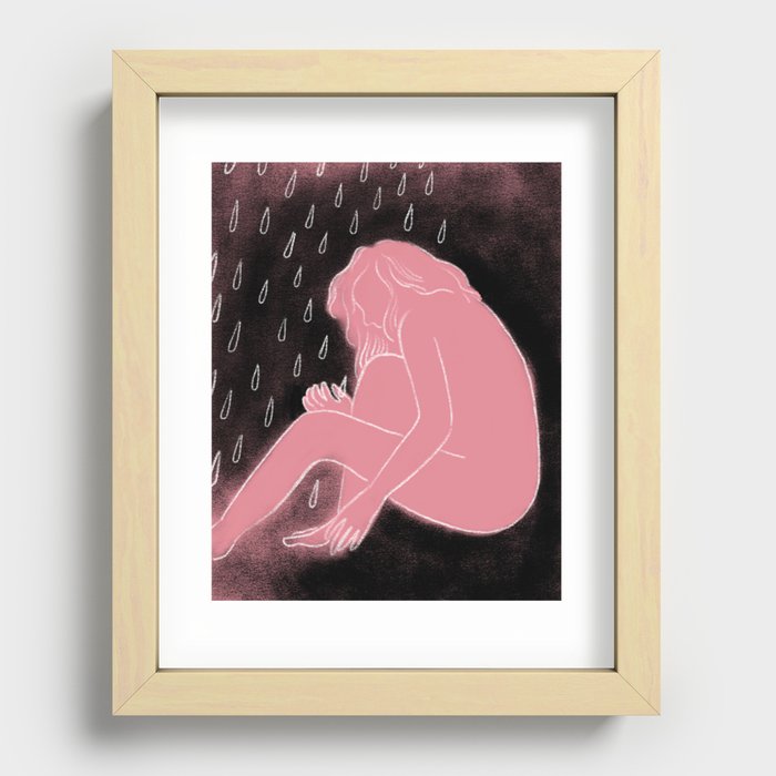 Rainy Day Recessed Framed Print