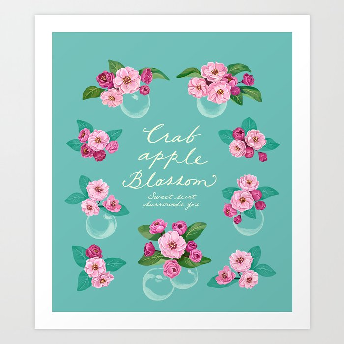 Crabapple Blossom Art Print