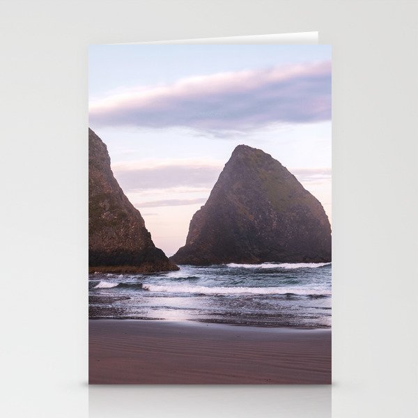 PNW Beach Sunrise | Nature Photography | Oregon Coast Stationery Cards