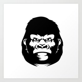Cartoon Gorilla Art Prints For Any Decor Style Society6 The most common cartoon gorilla material is ceramic. cartoon gorilla art prints for any