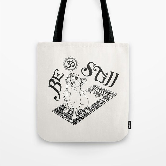 Be Still French Bulldog Tote Bag