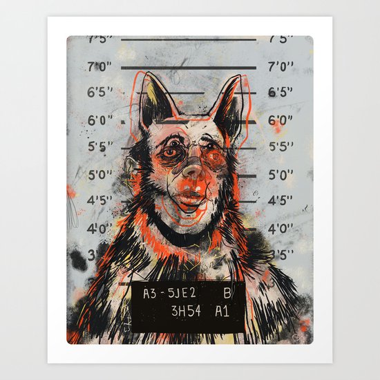 Waldick Dogman Art Print