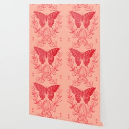 Pink Butterfly Wallpaper For Any Decor Style Society6